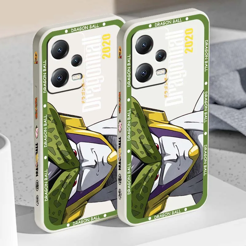 حافظة لهاتف شاومي ريدمي نوت 14 13 13R 12 12R 11 11E 11T 11S Pro Plus 5G حبل يسار سائل #4