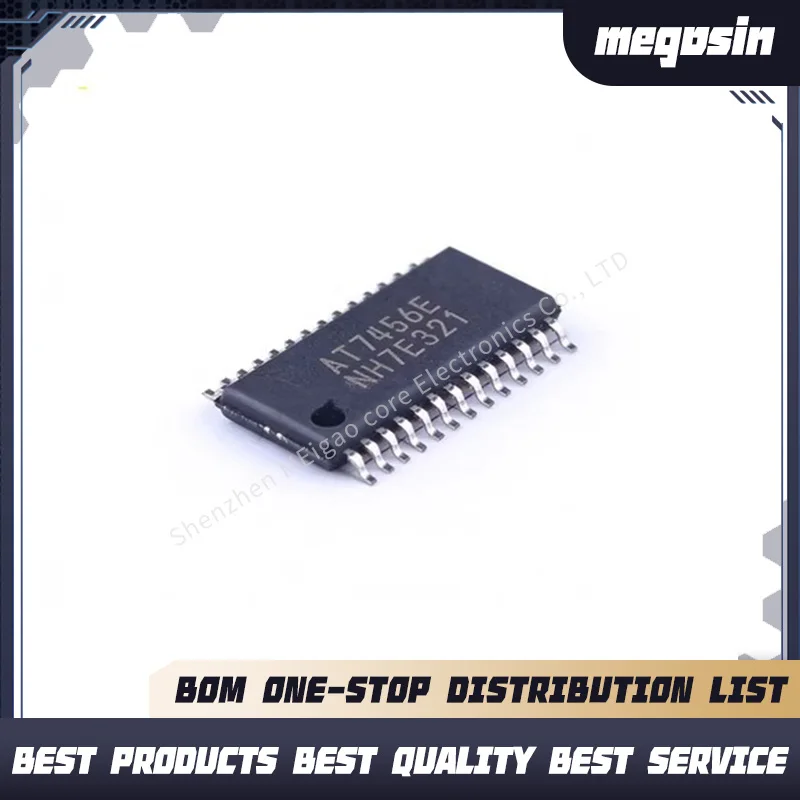 1~5pcs/lot AT7456E AT7456 TSSOP-28 OSD character overlay chip