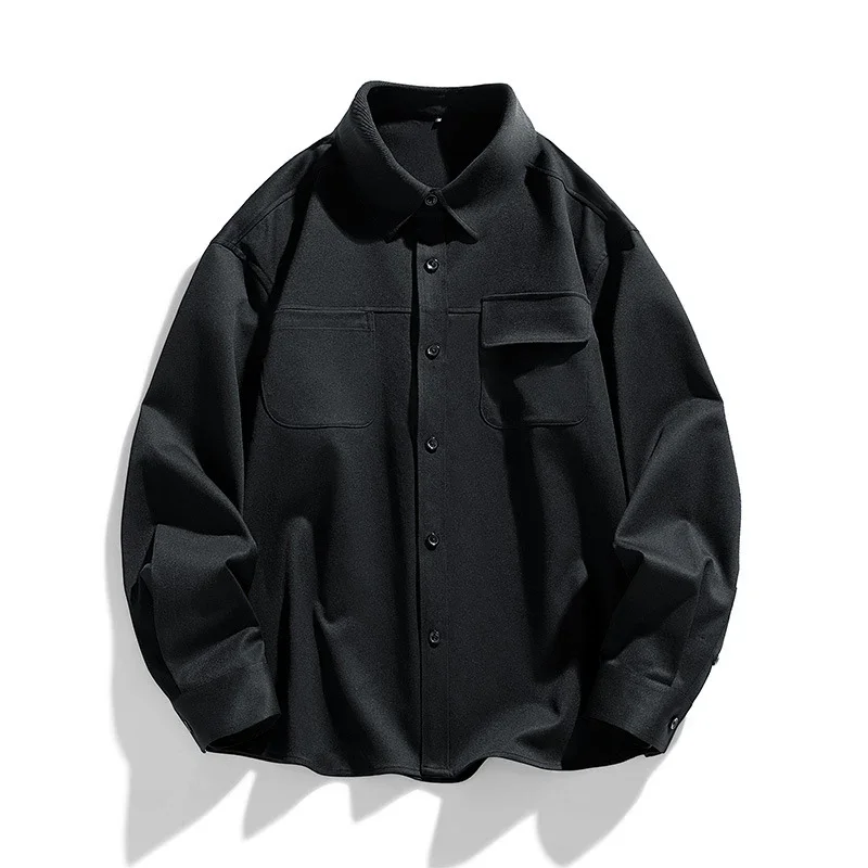 

Мужская рубашка TFETTERS (Япония), с длинным рукавом, в стиле карго, весна-осень, новая, свободного кроя, винтажная, корейский стиль Донгдэмун, 2025