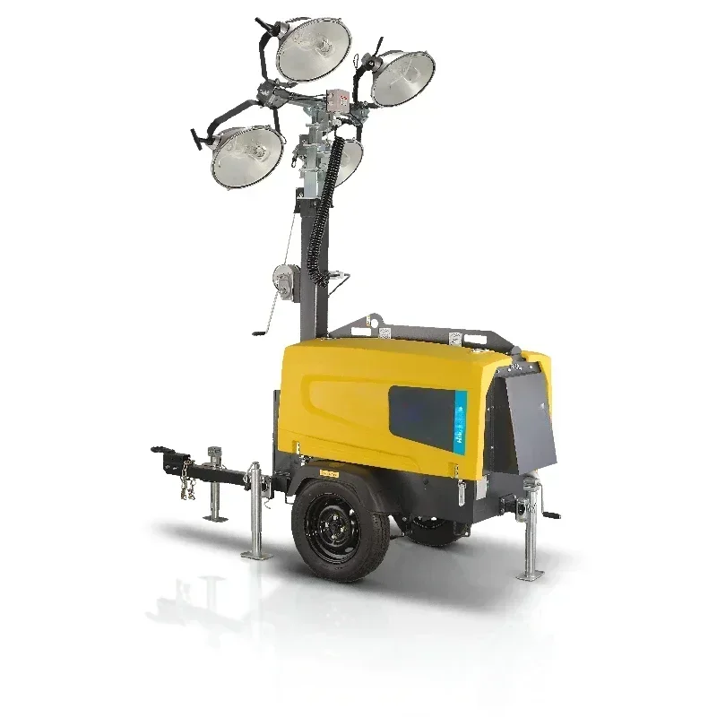 Torres de luz móveis com tecnologia LED V5 V5+ Torre de luz LED Hilight