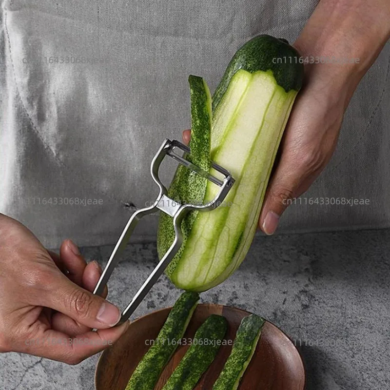 Simple stainless steel planer Creative kitchen tools Multifunctional peeling and peeling Home
