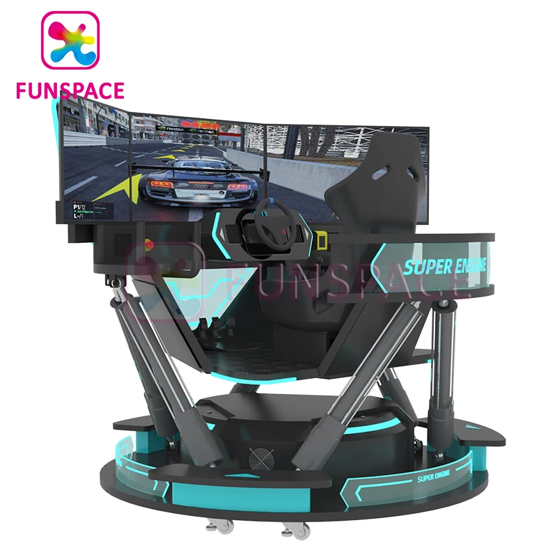 Intrattenimento al coperto Gioco di guida arcade a gettoni Macchina di divertimento Giro su auto Sim Sim Racing Sim Cabina di pilotaggio