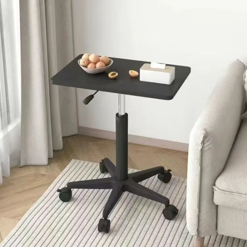 Small Bedside Table Standing Workbench Computer Office Desk Podium Movable Lifting Table