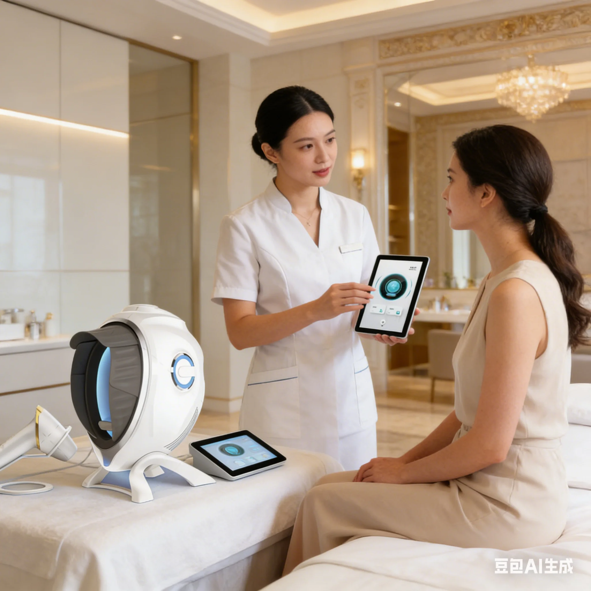 

Профессиональный анализатор кожи, интеллектуальное волшебное зеркало с искусственным интеллектом, 3D цифровой детектор кожи, анализ лица, анализатор лица, инструмент