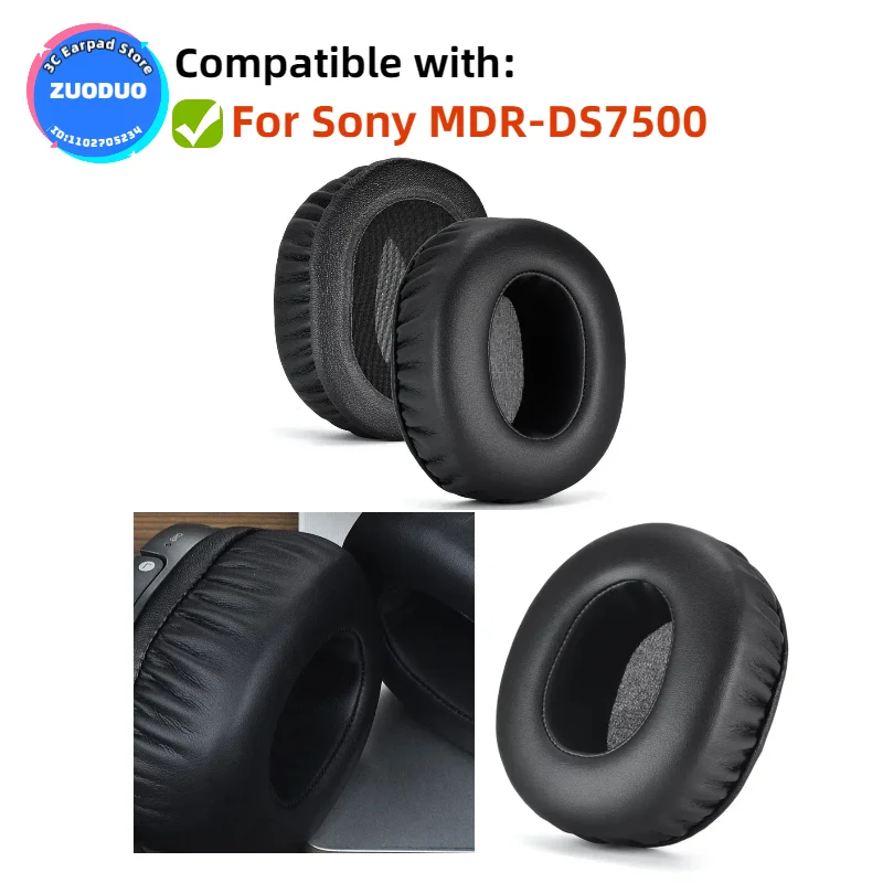 

Replacement Ear pads for Sony MDR-DS7500 Headphones Ear Cushions Earpads headset Earmuff