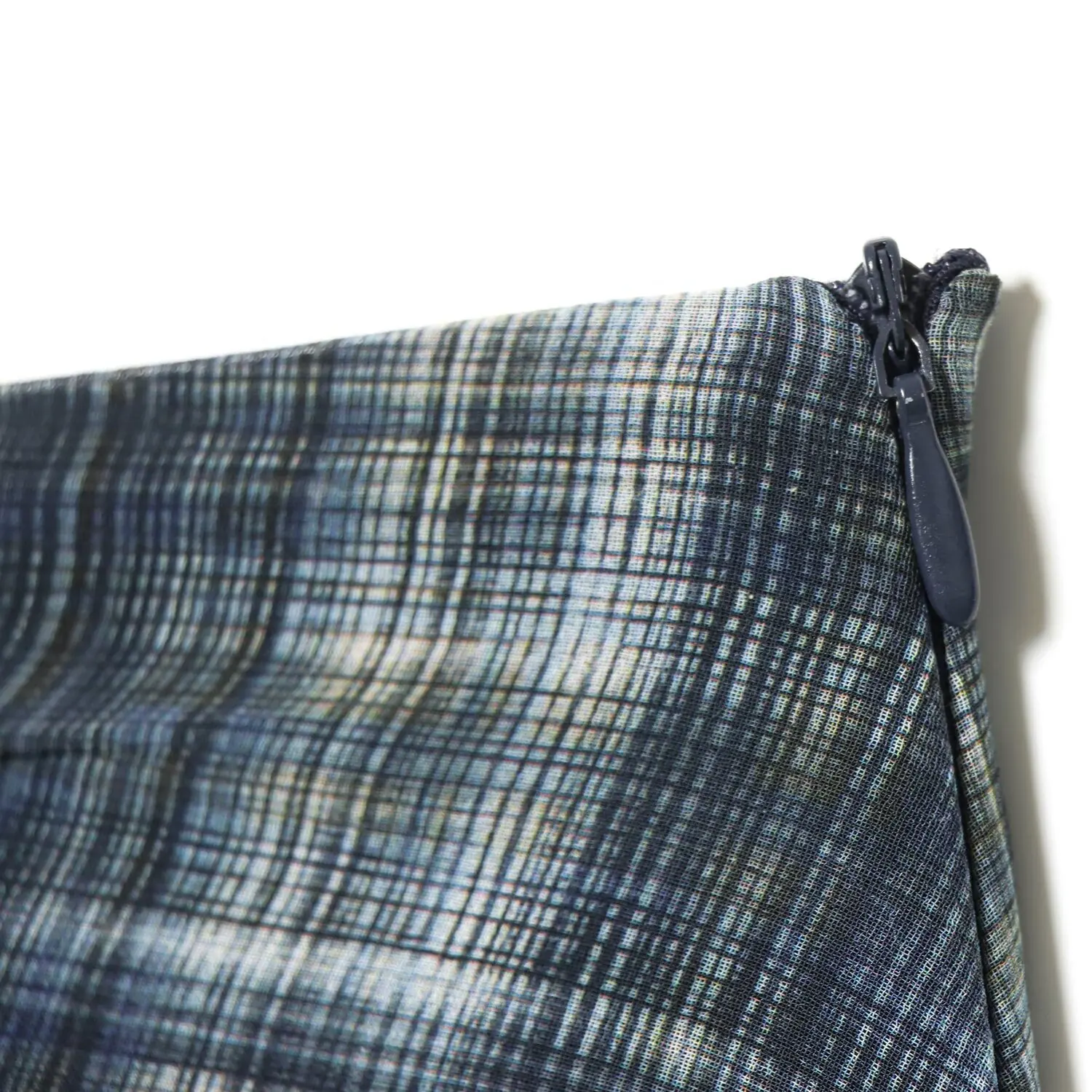 กระโปรงมิดิลายสก็อตแบบอสมมาตรอเนกประสงค์ KASLEAD สำหรับผู้หญิง เอวสูง สไตล์สตรีท ผลิตจากเส้นใยโพลีเอสเตอร์