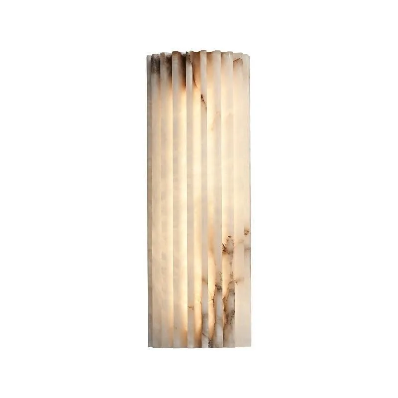 

Modern light luxury creative marble wall lamp Italian living room background wall hotel bedroom bedside marble wall lamp