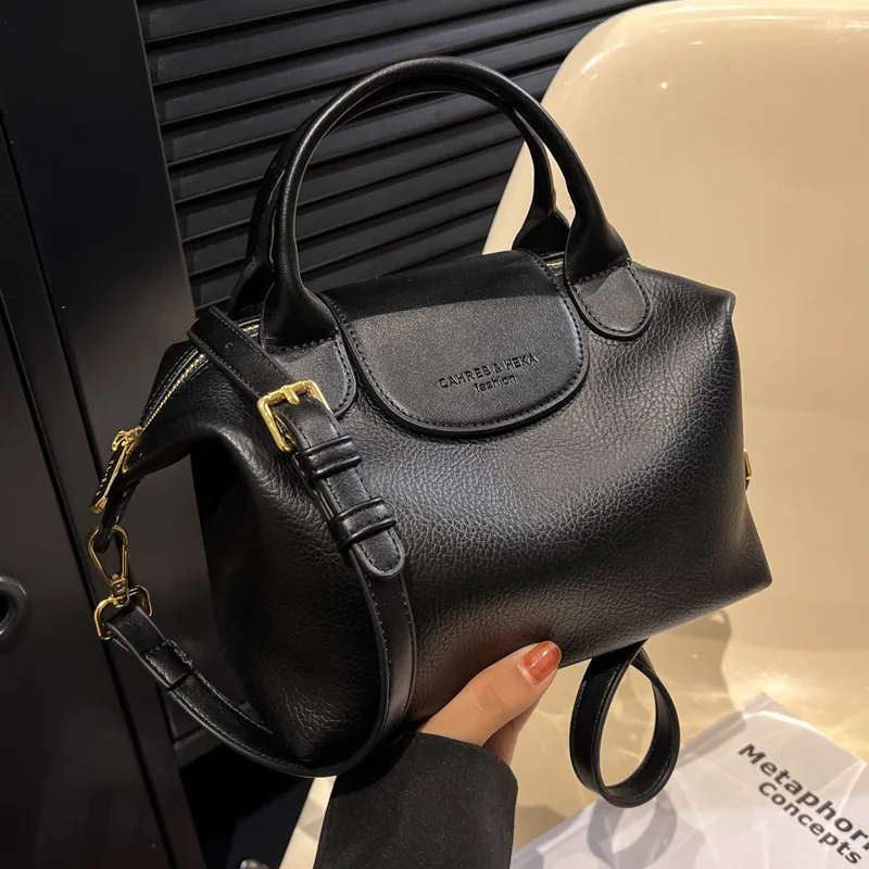 New Hundreds Of Crossbody Bag Fashion Simple Handbag Women\'S Models Shoulder Bag Small Dumpling Bag