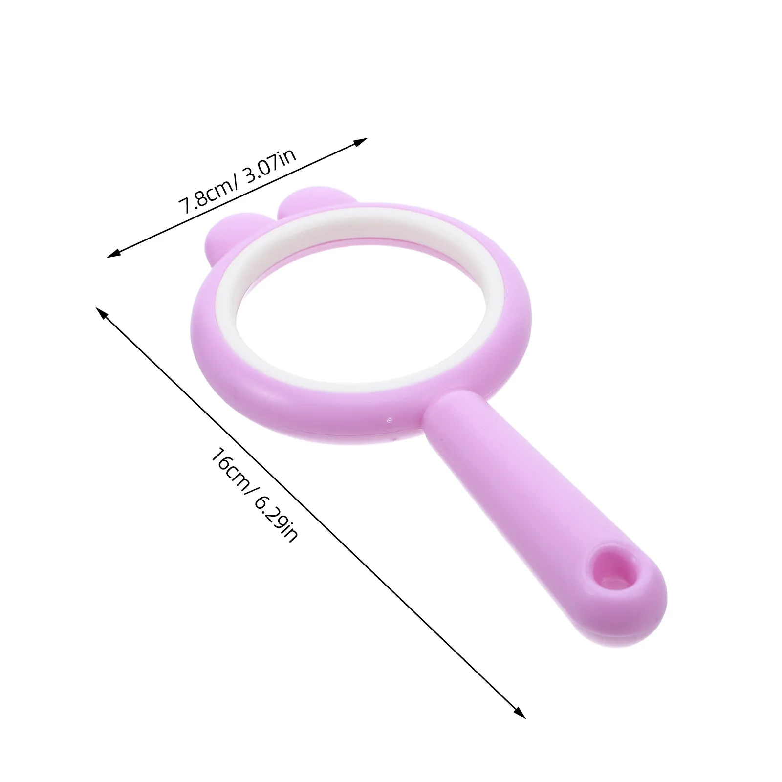 4X Handheld Magnifying Glass for Kids Shatterproof Clear Reading Magnifier Portable Science Tool