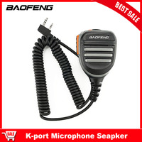 K-Port MIC Universal Microphone Speaker for Baofeng Two Way Radios Kenwood Walkie Talkie High Quality Hand/Shoulder Speakers