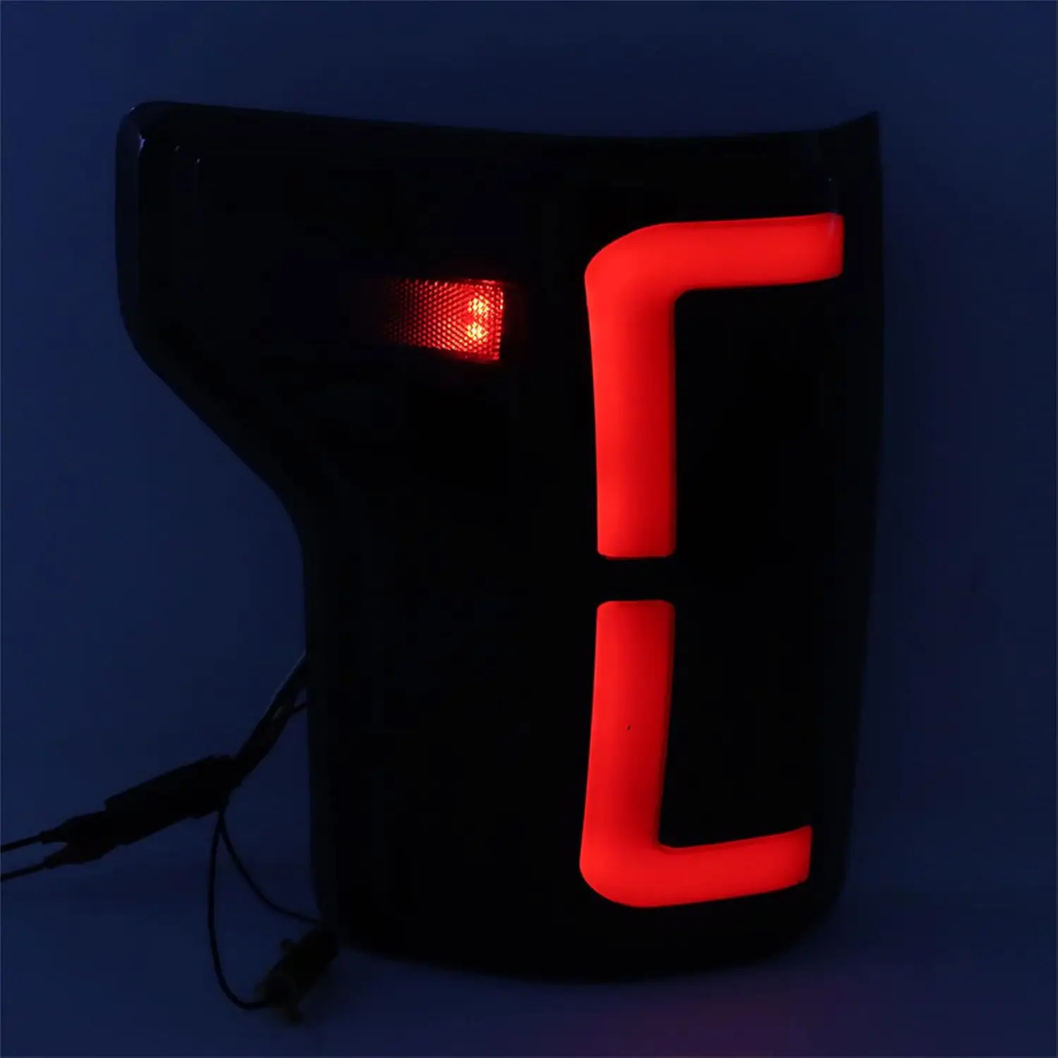 Driver & Passenger Side Tail Lights Replacement for 2015-2020 F150 Smoke Lens Rear Brake Lamp Assembly LH & RH