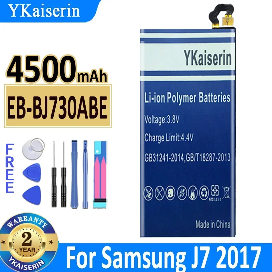 4500mAh YKaiserin Battery EB-BJ730ABE for Samsung Galaxy J7 Pro J7Pro 2017 J730 SM-J730F J730FM Phone Bateria