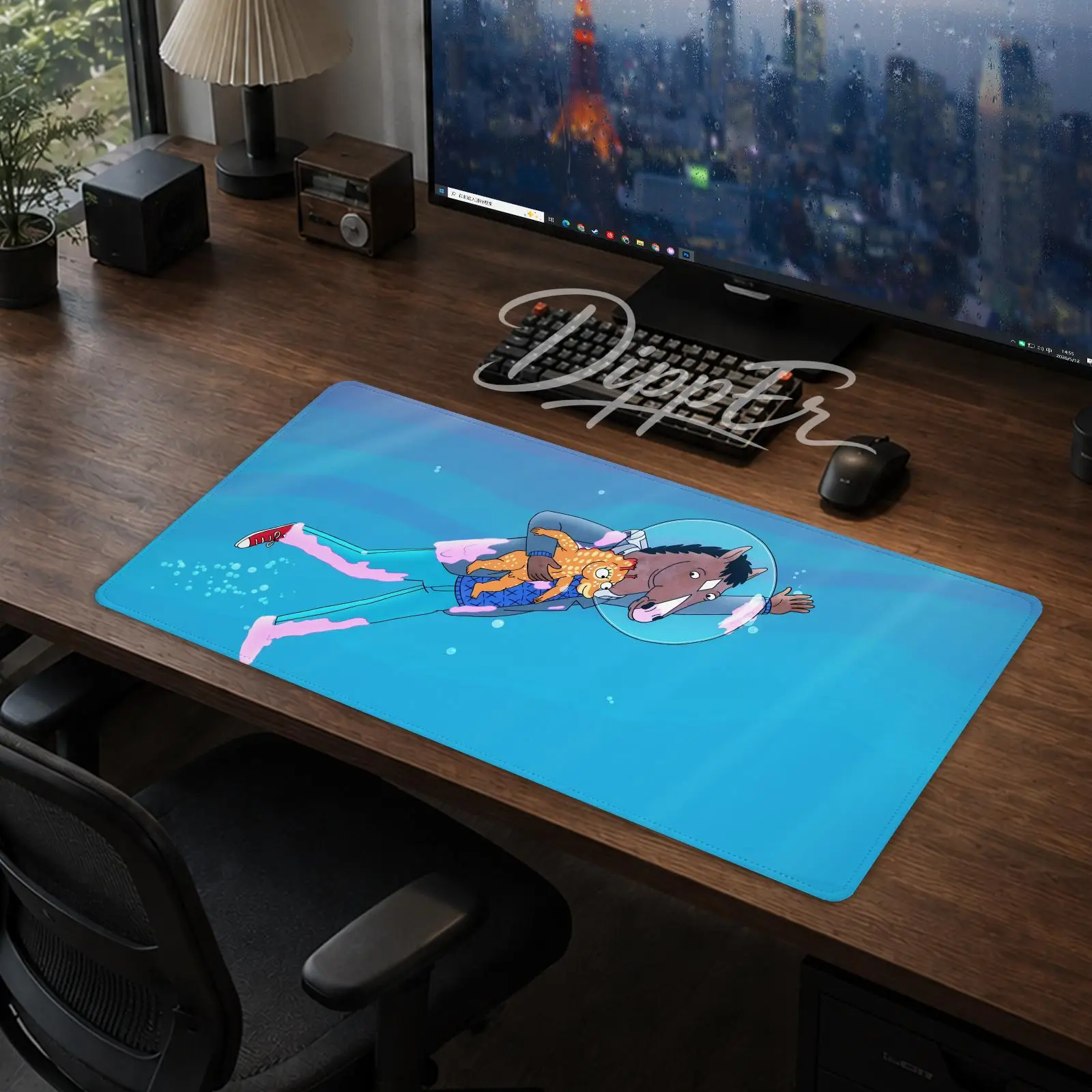 A-Horseman Bojack Mouse Pad Office Large Desk Mat Gaming Mousepad Rubber Bottom Non-Slip Cushion 900X400