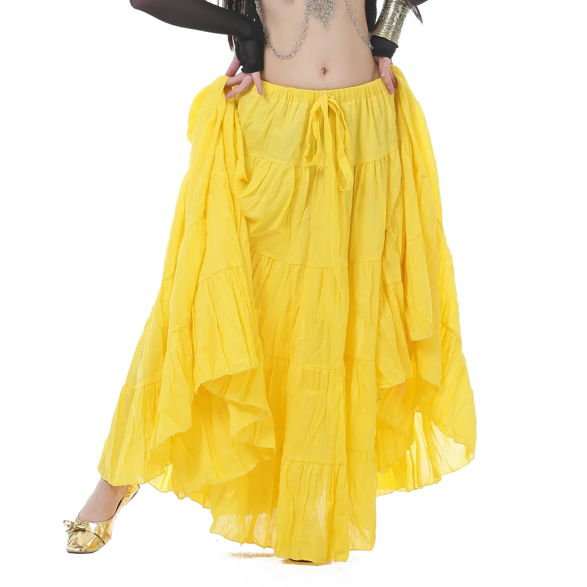 

720 ° Льняная новая льняная юбка, 16-метровая циганская юбка с подолом, одежда для танца живота, одежда для индийского танца, тяжелая длинная качественная юбка-тремблер