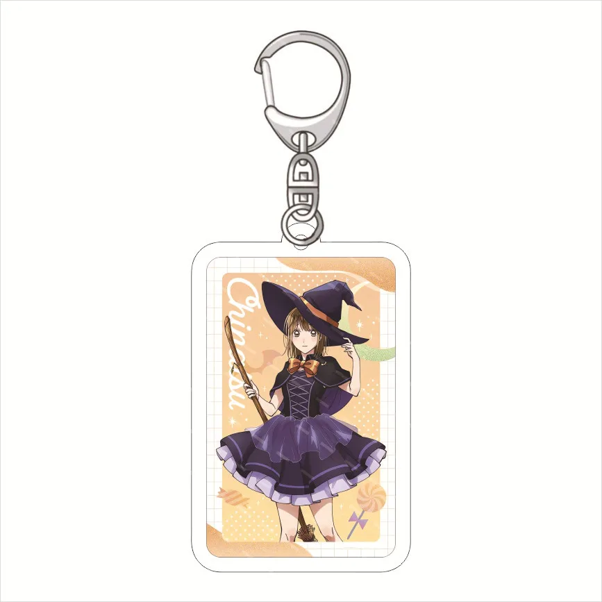 55MM Anime Blue Box Acrylic Keychain Chōno Hina Kano Chinatsu Inomata Taiki Figure Pendant Exquisite Gifts view 4
