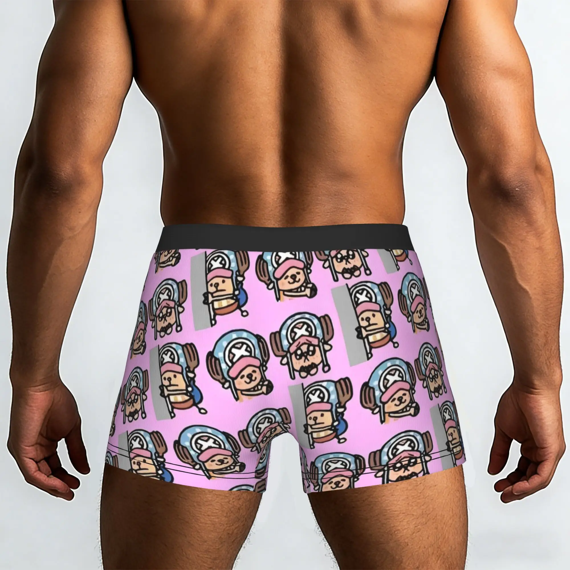 cb6c5dec07774c038b39cdbc9845db64 One Piece Underpants Homme Panties Man Underwear Print Shorts Boxer Briefs