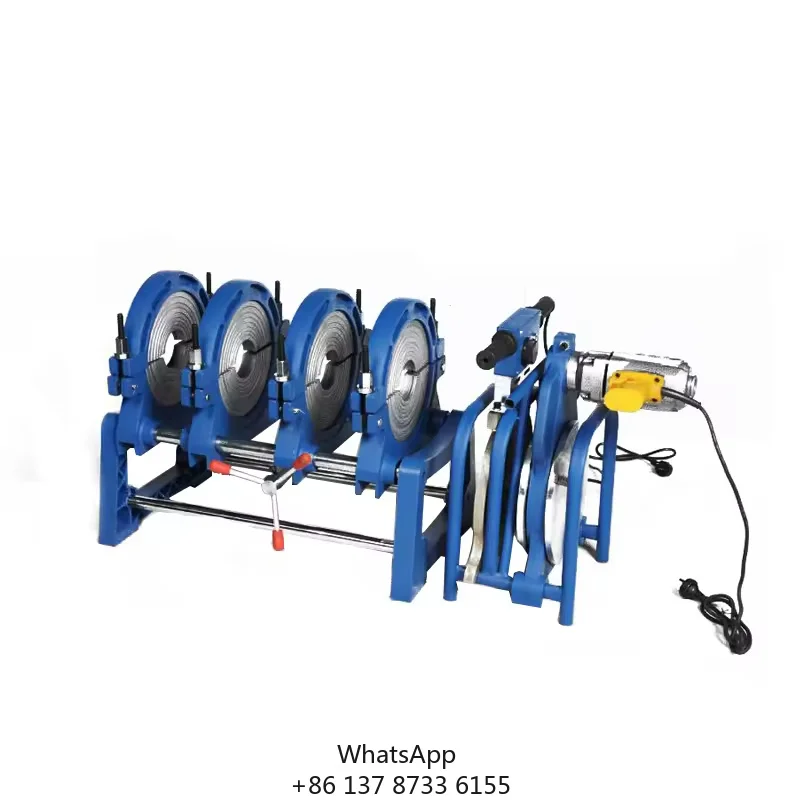 5-Year Warranty 220V-380V 1.65-92.5KW 63-2000mm Diameter Brand New 50Hz HDPE Hydraulic Butt Fusion Pipe Welding Machine