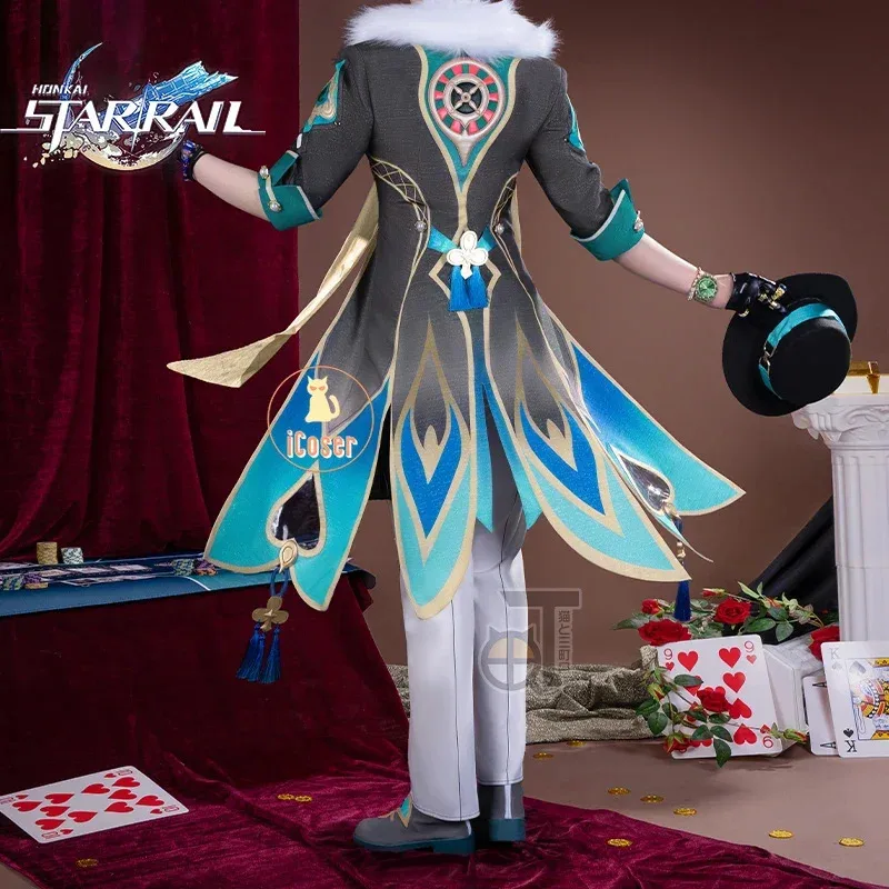 Honkai Star Rail Aventurina Cosplay disfraz peluca juego uniforme topacio colegas Interastral Peace Corporation Halloween hombres mujeres
