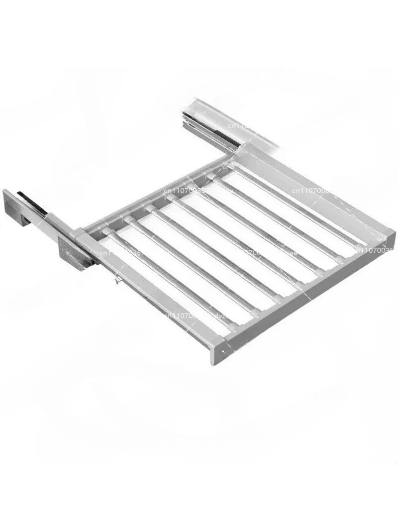 Washing Machine Invisible Drying Rack Balcony Hidden Pull-up Pants Rack