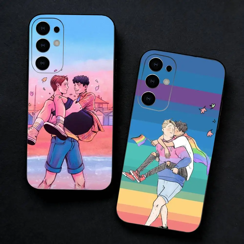 

Heartstopper Charlie Nick Phone Case For Samsung S25,S24,S21,S22,S23,S30,Ultra,S20,Plus,Fe,Note,5G Black Cover