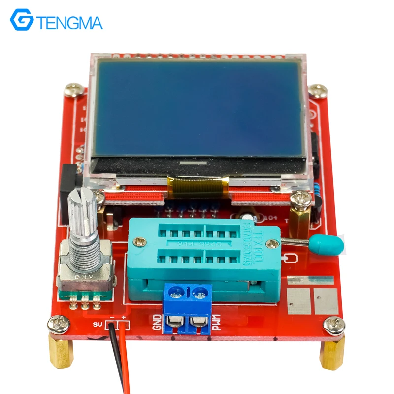 Kit de testeur de transistor graphique, LCR, Triode, ESR, PWM, Signal d'onde carrée, Pièces de bricolage