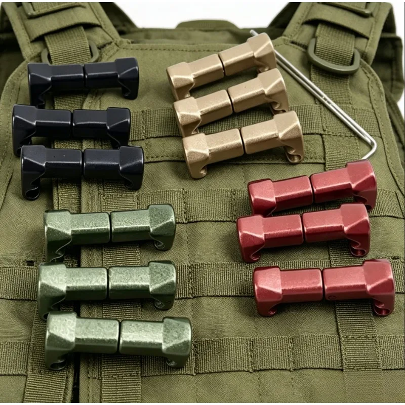 20mm Rail Wire Organizer New Long Strip Cable Management Slot PEQ Battery Box for M600 M300 Flashlight Switch Cord Accessories