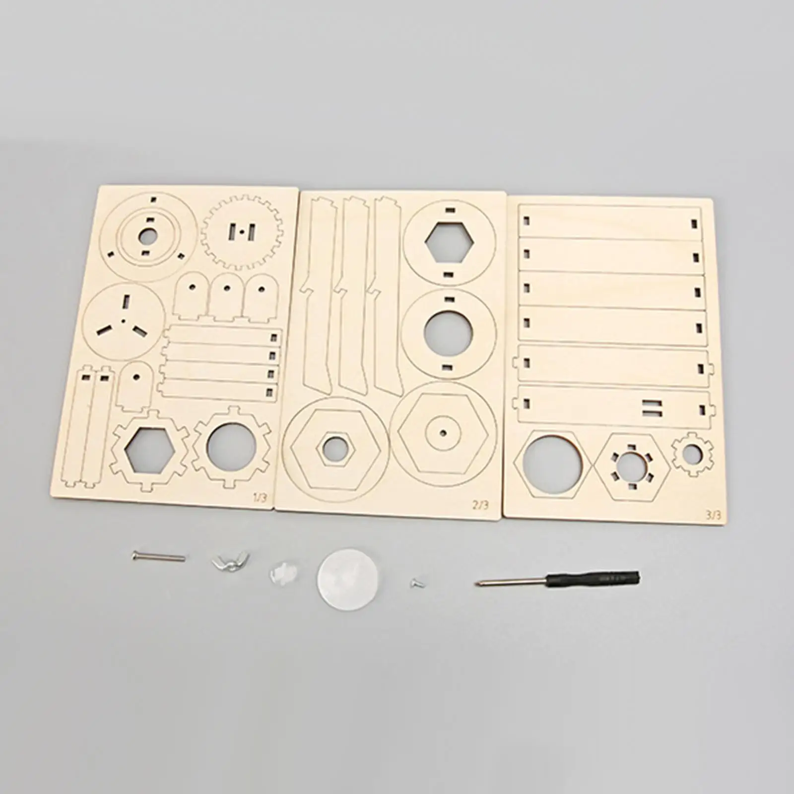 STEM Educational Science Crafts Wooden Telescope Model DIY Assembly Puzzle Toy for Children Astronomy Learning Gift