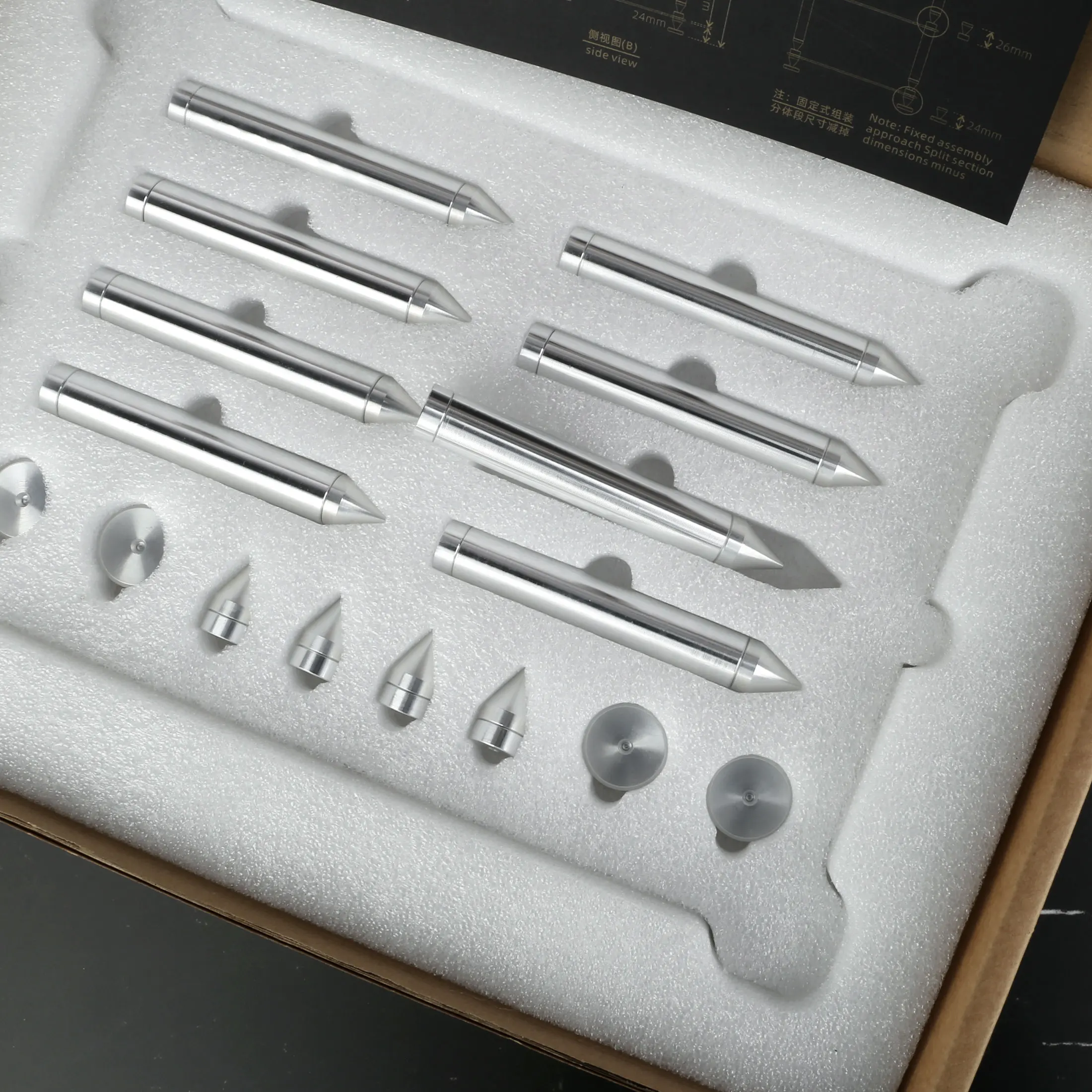 BOALECO FX2 desktop audio equipment rack HIFI headphone amplifier DAC rack Aluminum Alloy Triple Split Structure HIFI Racks