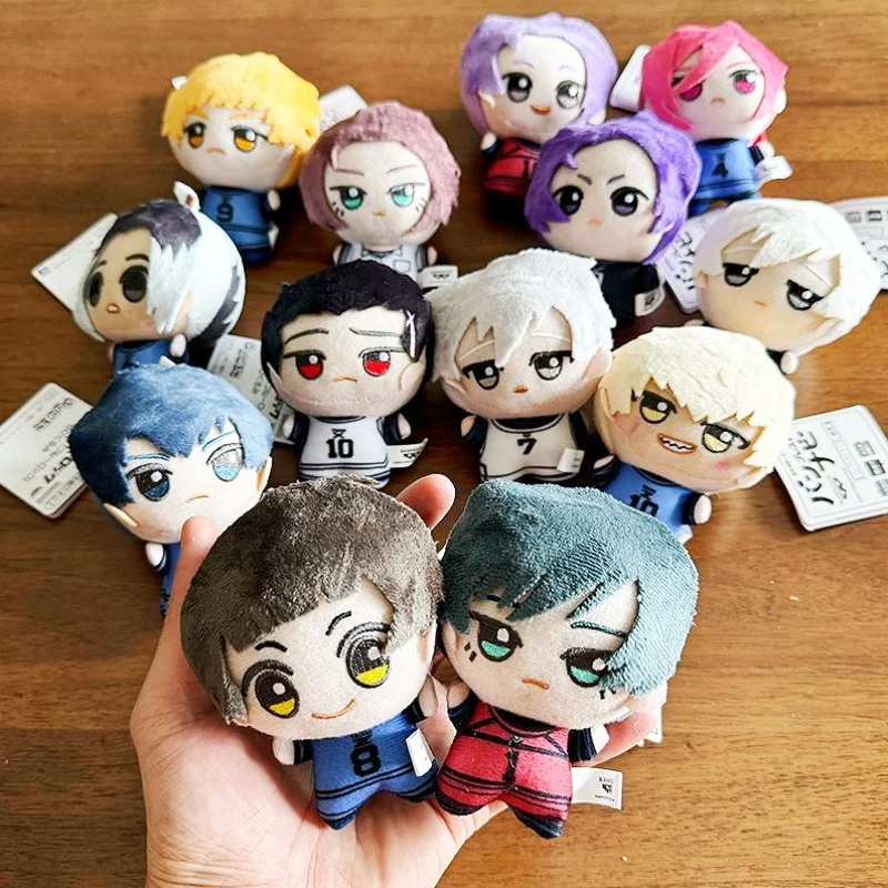 Inventory 11cm Blue Lock Kawaii Q Version Plush Figure Doll Itoshi Sae Anime Peripheral Plushies Toys For Gifts