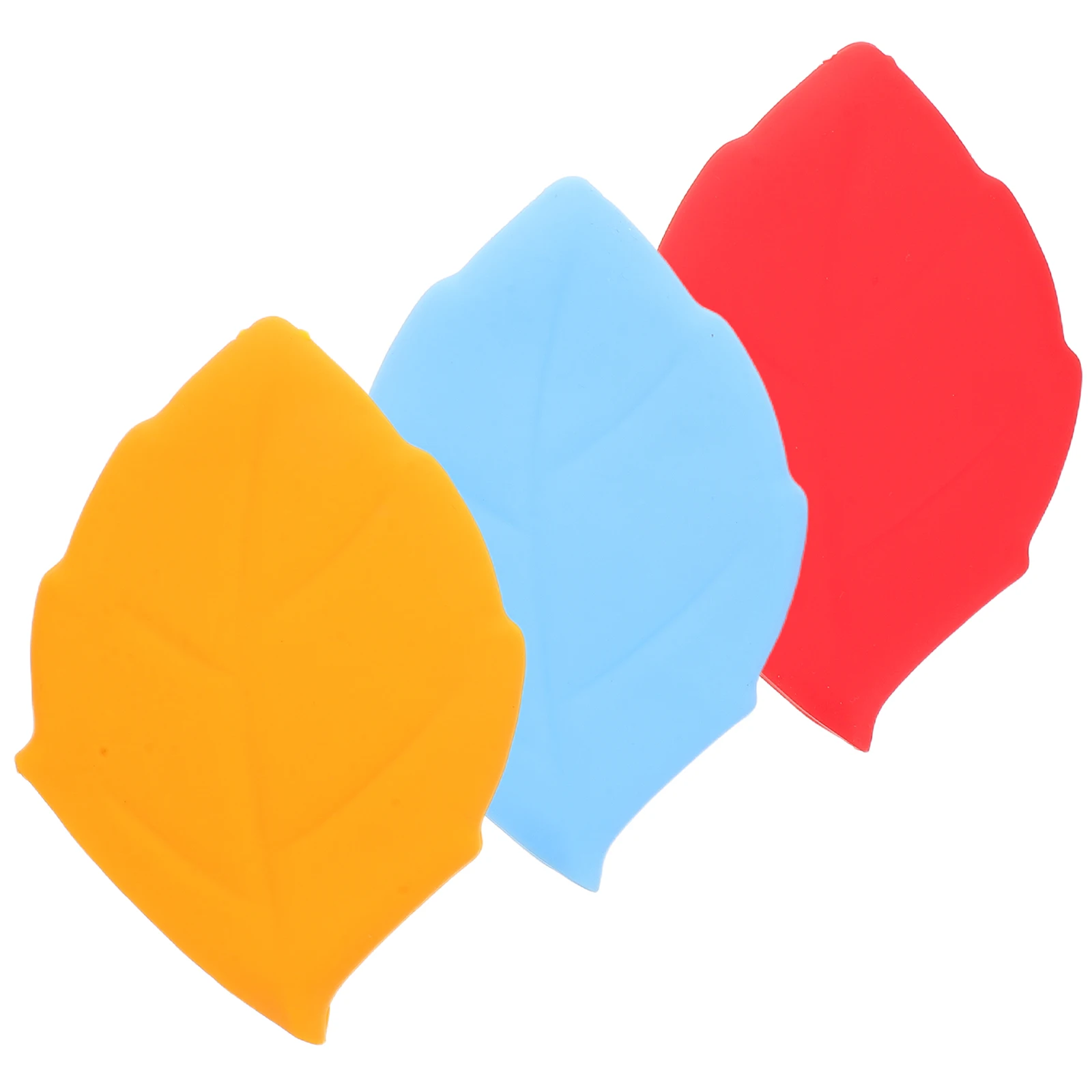 3Pcs Soft Silicone Toothbrush Covers Travel Essentials Maple Leaf Design Protective Caps Manual Holders