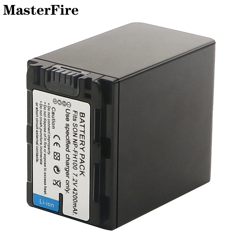 

10x 7.2V 4200mah Rechargeable Li-ion Battery NP-FH100 FH100 FH70 FH50 for Sony DCR-HC24E DVD305E SR52E HDR-UX19E SR12E Batteries