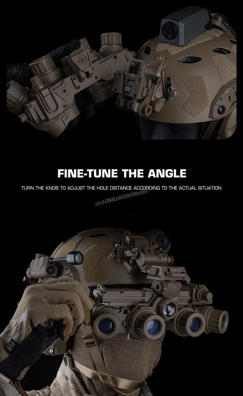 Taktischer Helm GPNVG 18 Nachtsichtgerät NVG DUMMY Modell Thermische Fusion Version Airsoft Helm Dekoration Zubehör Requisiten – Detail 8