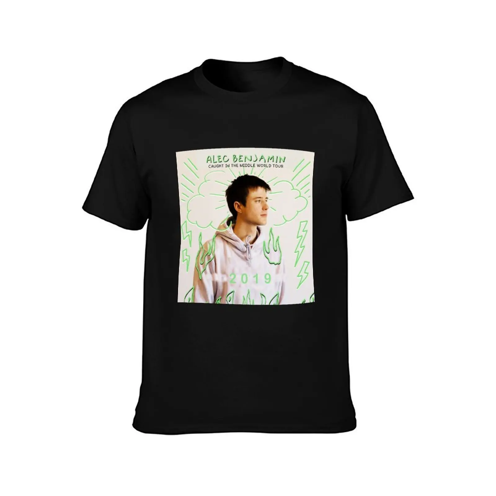 adek alec benjamin glory T-Shirt, Summer Casual Cotton Tee, Oversized Streetwear Tops, Vintage Graphic Print, Unisex Men Women