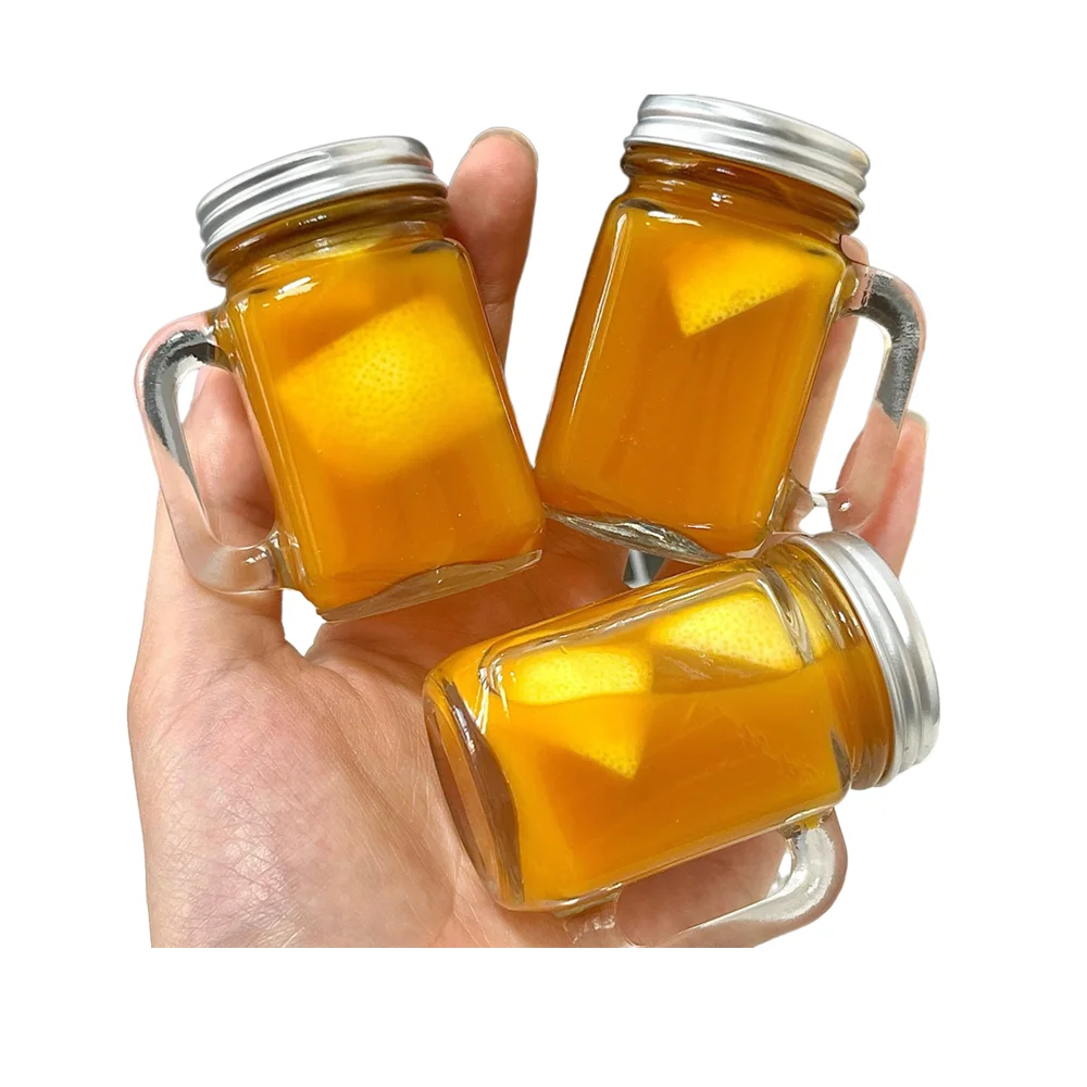 300 Pieces Coffee Concentrate Bottles 40/120/250ML Glass Storage Jars for Fruit Wine Honey Kitchen Storage Essentials