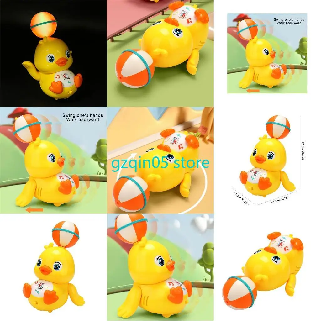 

H055 Singing Duck Toy Lovely Christmas Musical Toy Ornament Household Office Ornaments Decorative Duck Doll