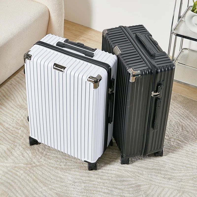 New 2024 24 Inch Large Capaci Travel Suitcase with Universal Wheels And Reinforced Corners for Men Durable Lage Bag