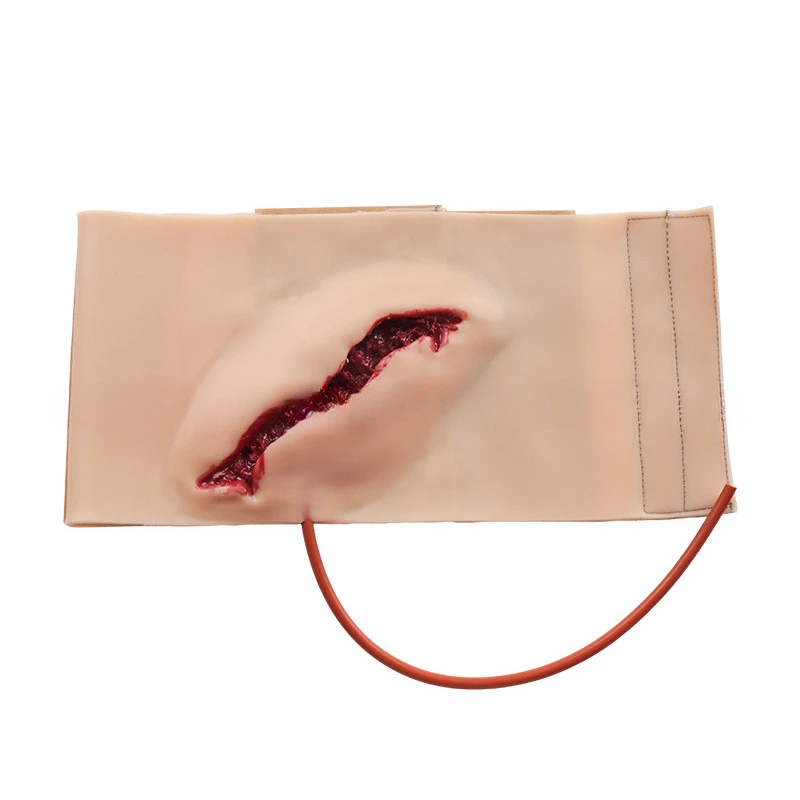 Bleeding Control Model Simulates Deep Laceration or Stab Injury Practice Model Wearable Leg Wound Hemostasis Control Model