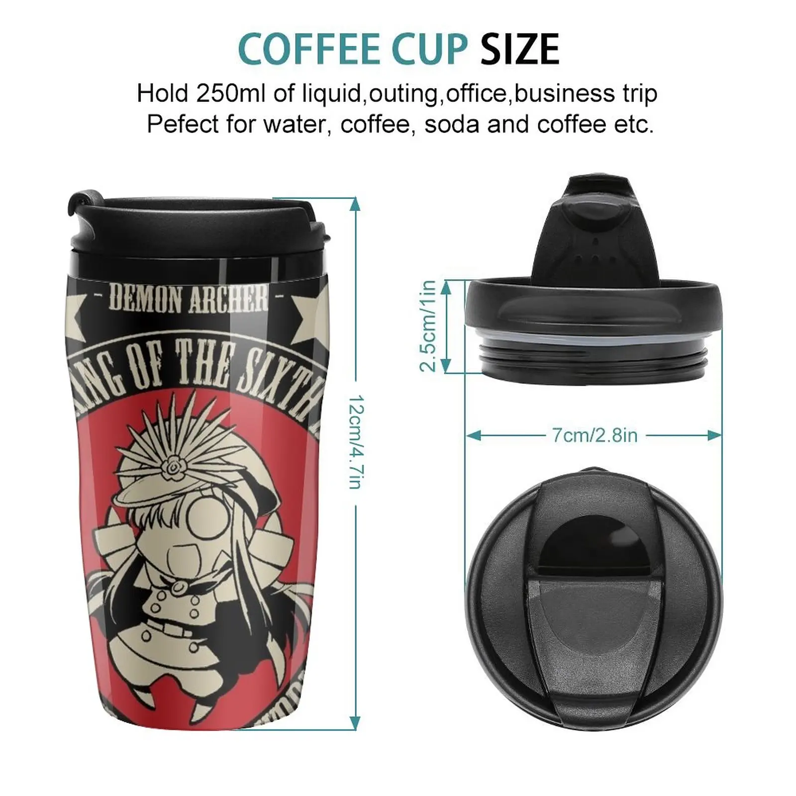 New Oda Nobunaga - Demon Archer Travel Coffee Mug Butterfly Cup Mug For Coffee Nespresso Cup