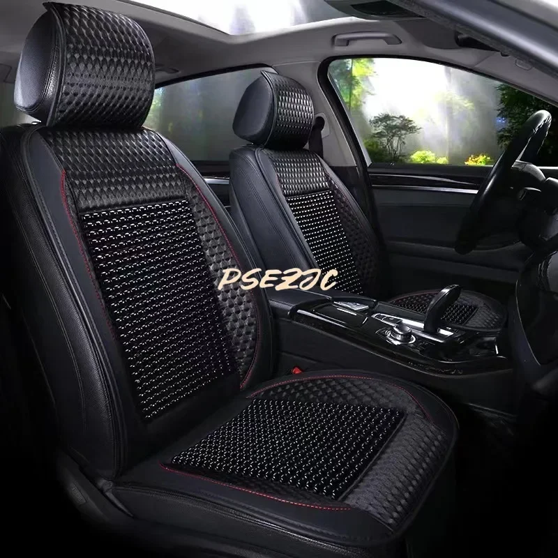 The New Summer Cool Cushion Wood Bead Three Piece Set Is Suitable for High-end Seat Covers of All Small and Large Cars