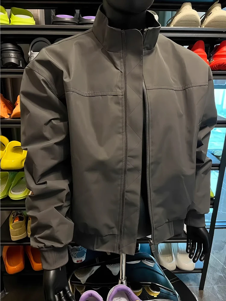 

Мужская осенне-зимняя футболка Wolf ey ort Flight Jaet, свободное бейсбольное пальто, повседневное свободное пальто из полиэфирного волокна