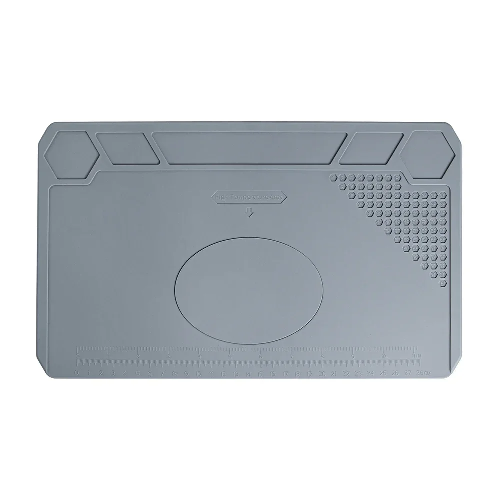 Silicone Pit Pad Work Mat Repair Mat for 1/10 Scale Remote-Controlled Vehicle Upgrades 350mm X 220mm