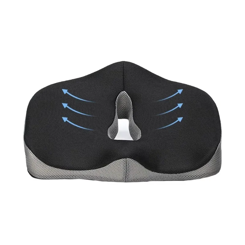 3D mesh breathable memory sponge tailbone seat cushion, orthopedic car seat cushion, suitable for wheelchairs and sofas,