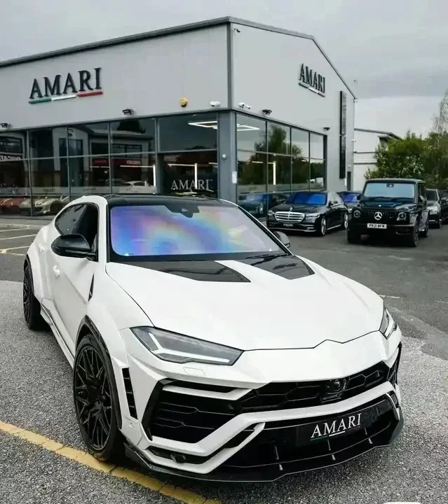 1016 Style Wide Body Kit for Lamborghini urus Carbon fiber body kit urus Carbon Fiber Front Lip Diffuser Spoiler Hood Wide-body