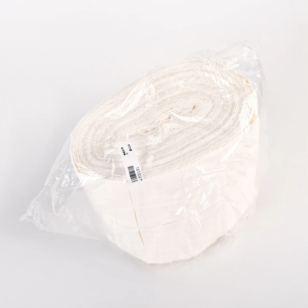 1 لفة مسمار مناديل الأنسجة الورقية خالية من الوبر نقع قبالة هلام مزيل طلاء الأظافر وسادات قطنية مانيكير باديكير تنظيف المنتج أداة #2