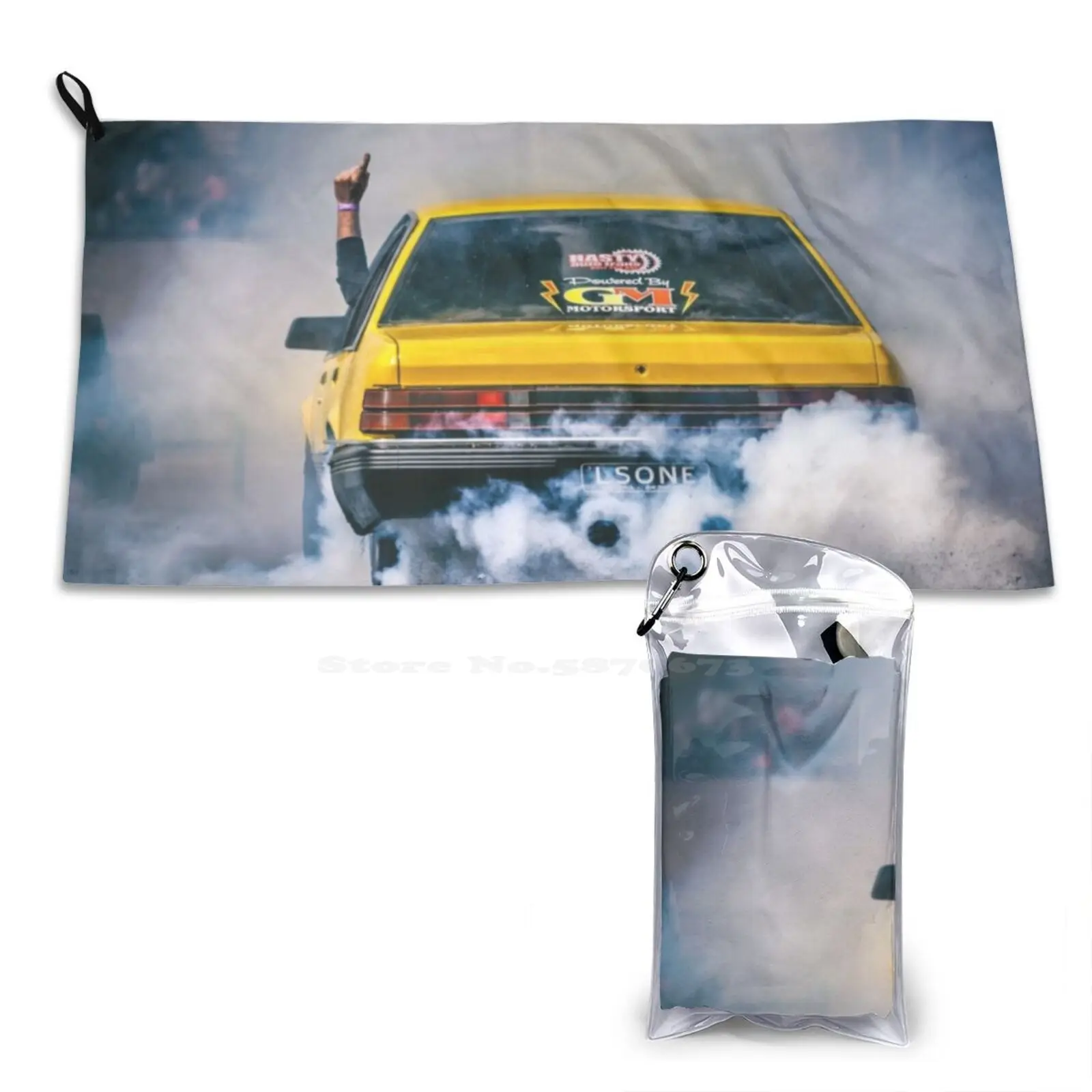 Lsone Burnout Ubc6 3D Print Pattern Soft Towel Lsone Holden Commodore V8 Blower Blown Epic Fun Times Beast Burnout Skidding