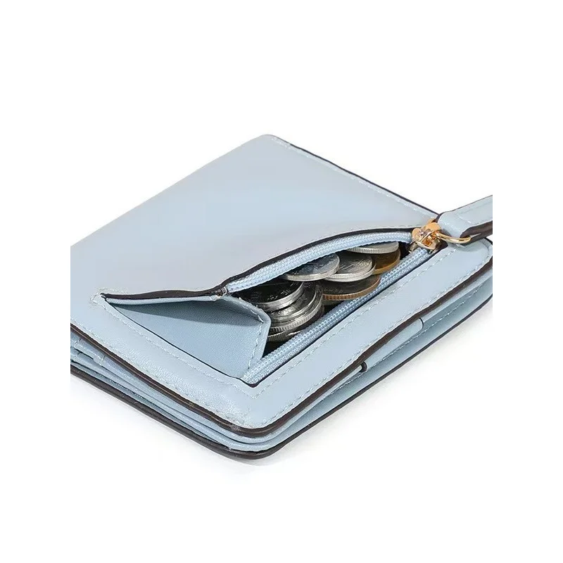 

Кошелек женский из искусственной кожи с RFID-защитой, ультратонкий, в конфетных цветах, многофункциональный, большой вместимости