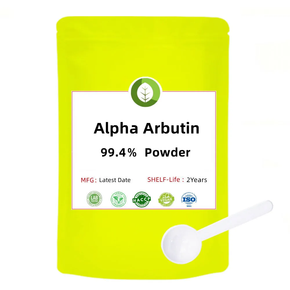 50-1000g High-quality Alpha Arbutin Powder Skin Whitening and Lightening Spots Skin Care Cosmetic Material,Free Shipping