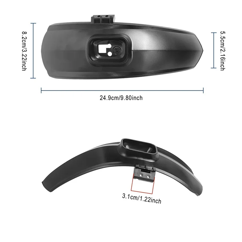 B06C-For JOYOR S5 S8 S10 ملحقات السكوتر الكهربائي-مجموعة الحاجز الخلفي للدراجات البخارية الكهربائية #6
