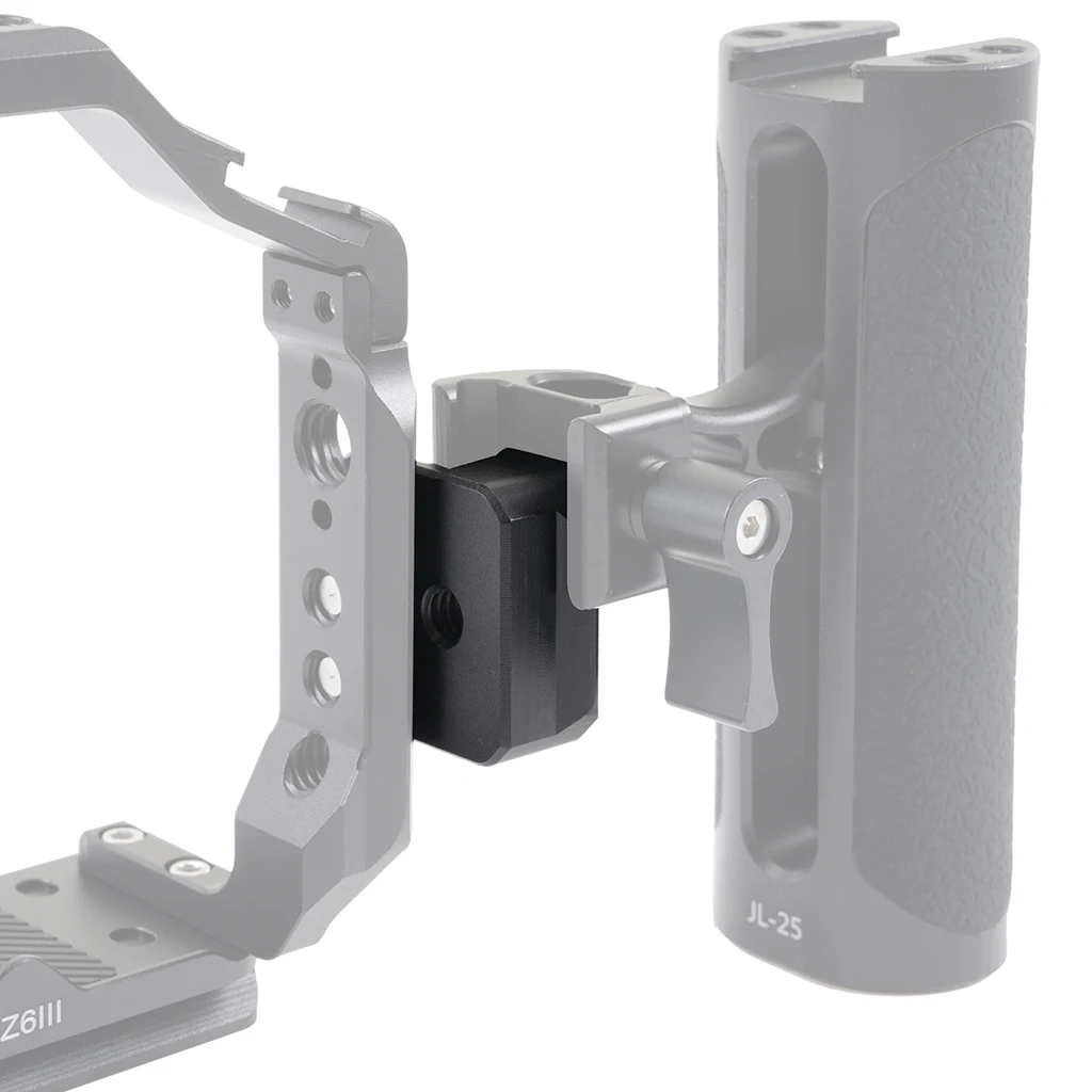 Erweiterungs-Slider mit 1/4-Zoll-Schraube, NATO-Schiene, Kamera-Gleitplatte, Schnellverschluss-Halterung für DSLR-Monitor, Batteriegriff und Rigging-System – Detail 4