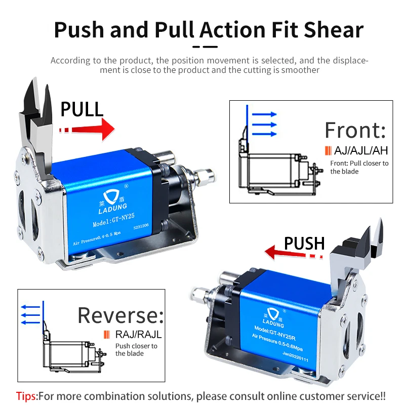 GT-NY25/NY25R Air slide nipper cutter  Mini Pneumatic Scissors, sliding Air Nipper shears For Cutting Plastic NY25AJ NY25AJL